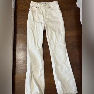 White Abercrombie Jeans size 24 00